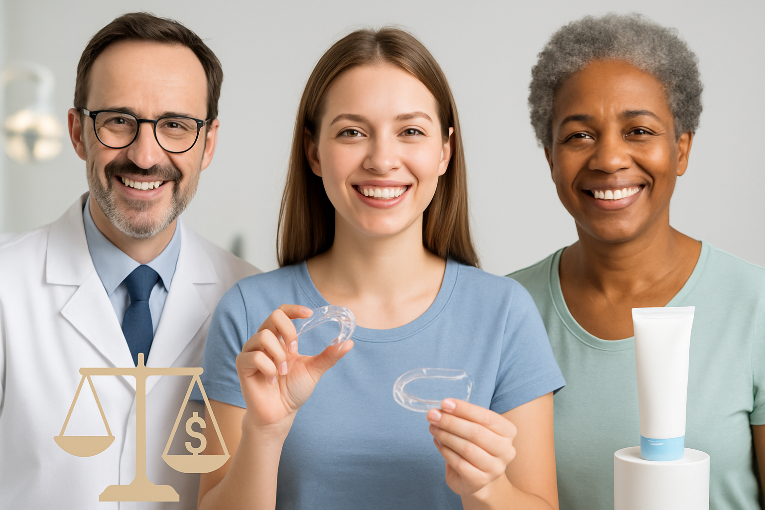 Preisvergleich verschiedener Zahnaufhellungs-Methoden von günstig bis professionell